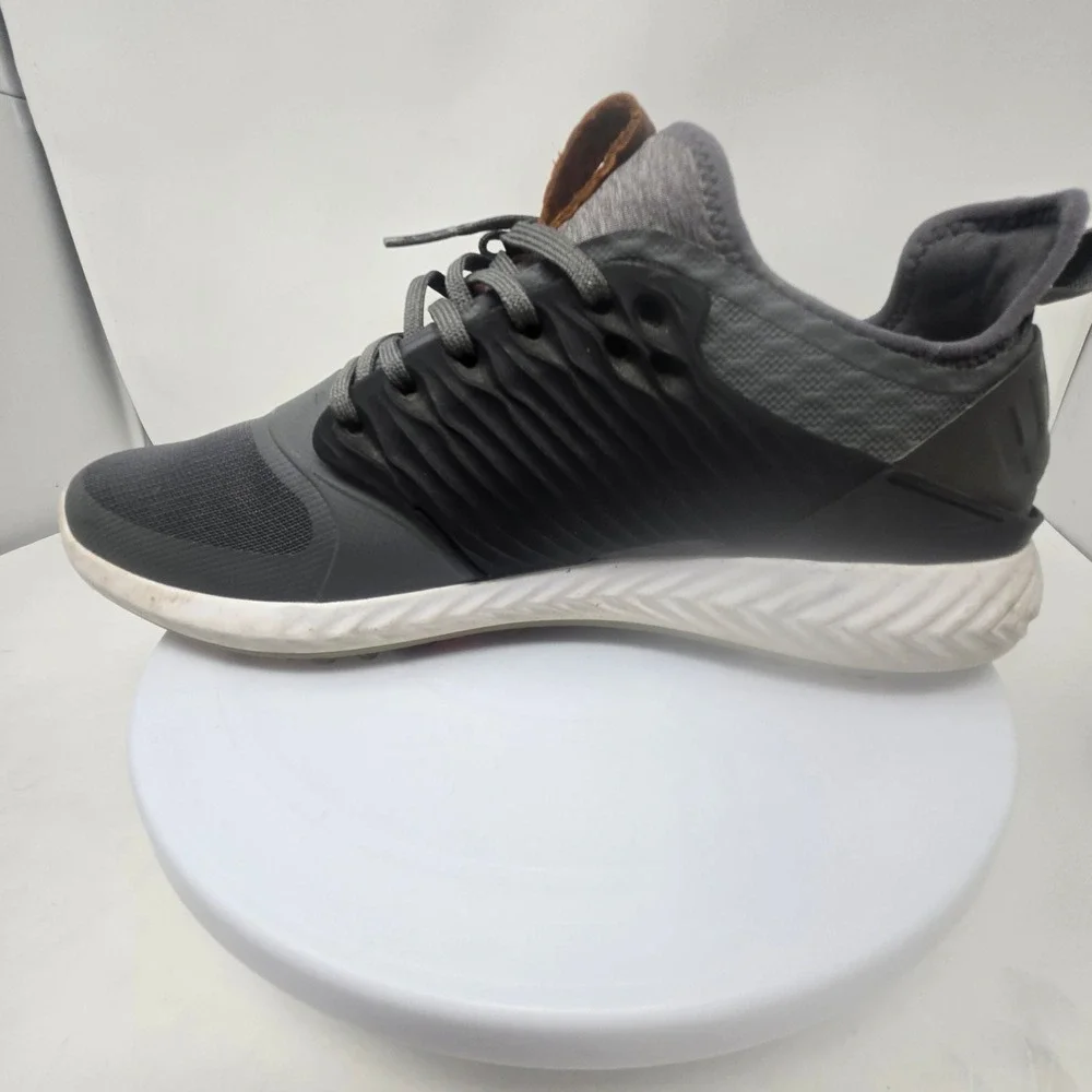 Puma Ignite PwrAdapt Mens Golf Shoes Grey Black Waterproof 192223-03 Size 10